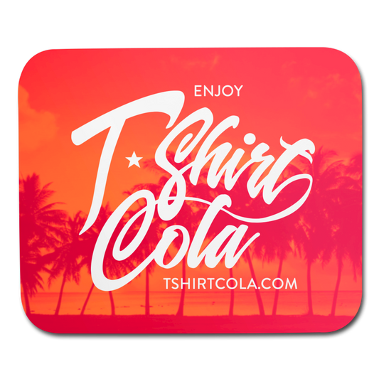 T-Shirt Cola Mouse Pad - white