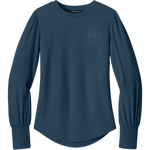 MM1019 - Women’s Stretch Jersey Long Sleeve Blouson Top