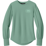 MM1019 - Women’s Stretch Jersey Long Sleeve Blouson Top