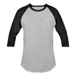 Baseball T-Shirt - heather gray/black