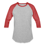 Baseball T-Shirt - heather gray/red