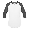 Baseball T-Shirt - white/charcoal