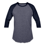 Baseball T-Shirt - heather blue/navy