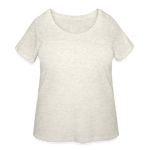 Women’s Curvy T-Shirt - heather oatmeal