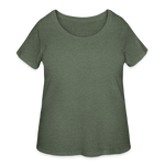 Women’s Curvy T-Shirt - heather military green