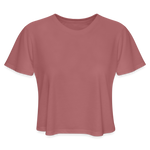 Women's Cropped T-Shirt - mauve