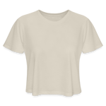 Women's Cropped T-Shirt - dust
