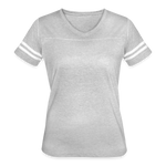 Women’s Vintage Sport T-Shirt - heather gray/white